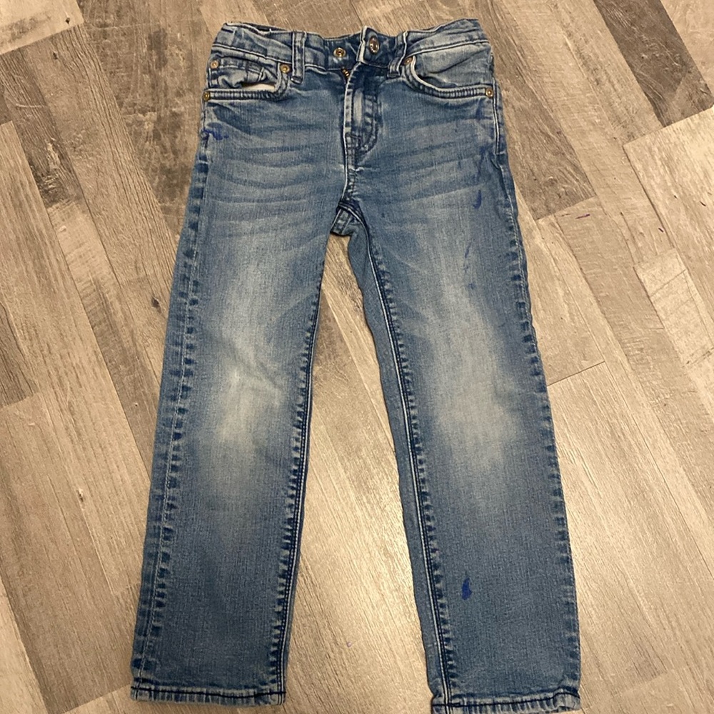 Seven for All Mankind. Kids used jeans. Kids sz 5, adjustable waist.